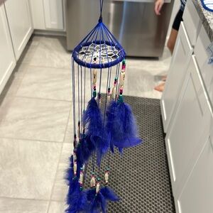 Blue Feather Dreamcatcher
